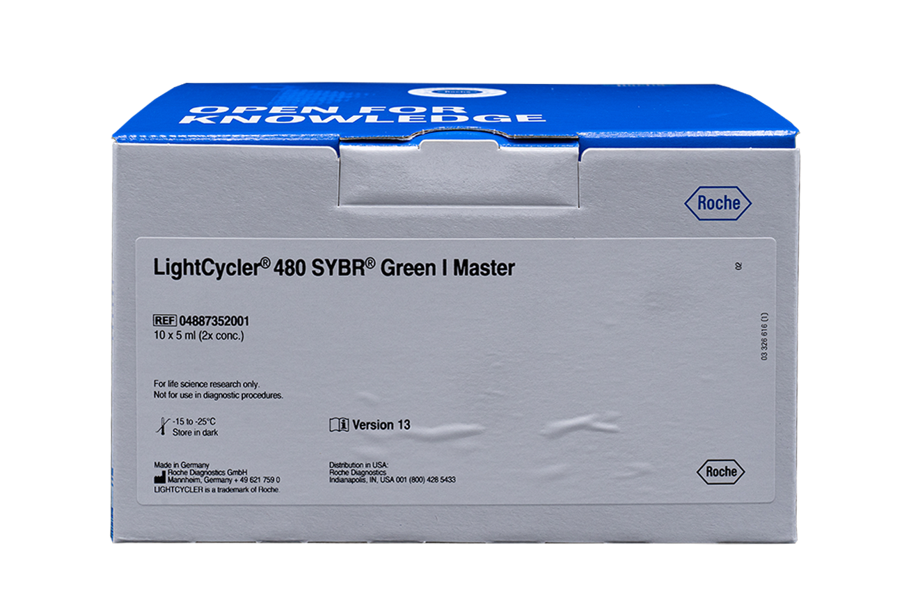 LightCycler® 480 SYBR Green I Master, Easy-to-use hot start reaction mix for PCR using LightCycler® System