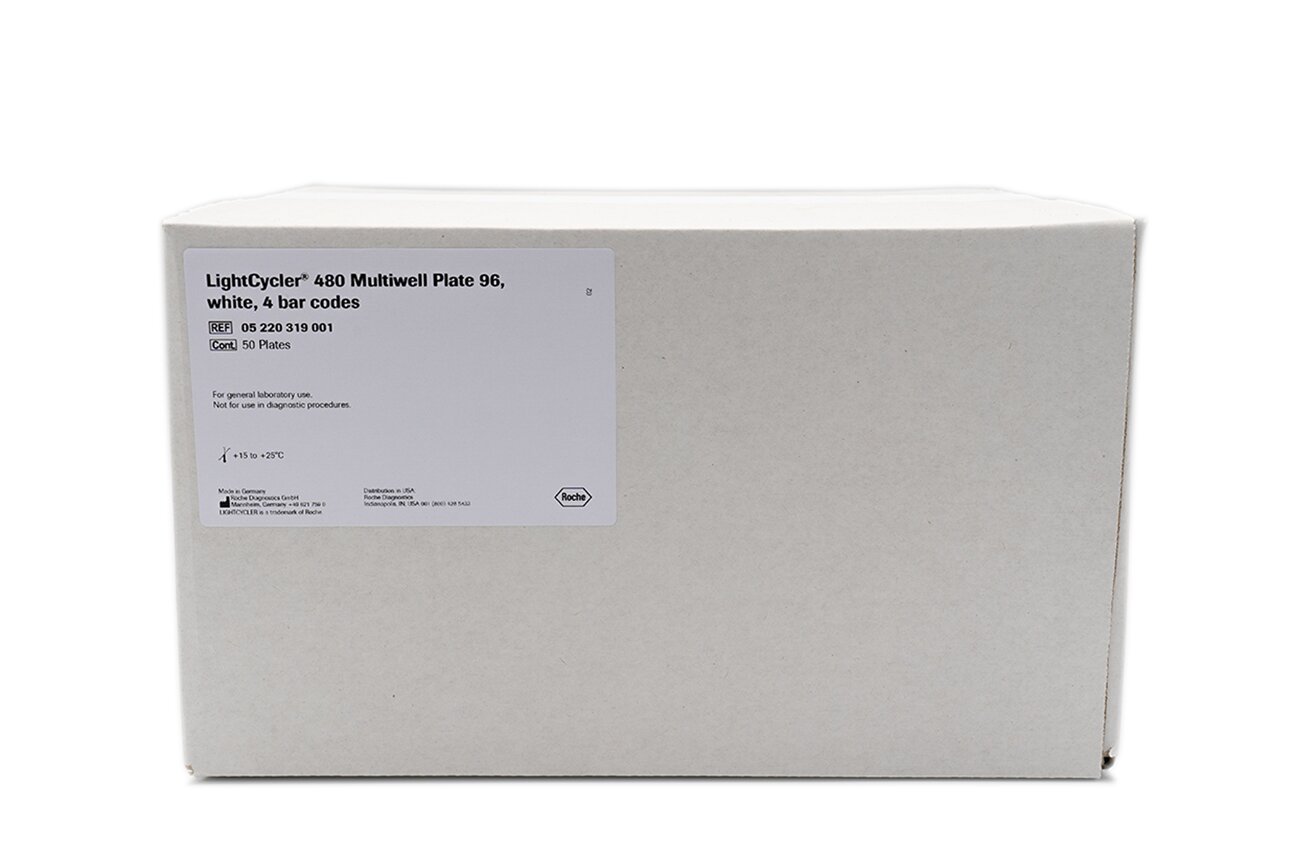 LightCycler® Multiwell Plate 96, white, 4 bar codes