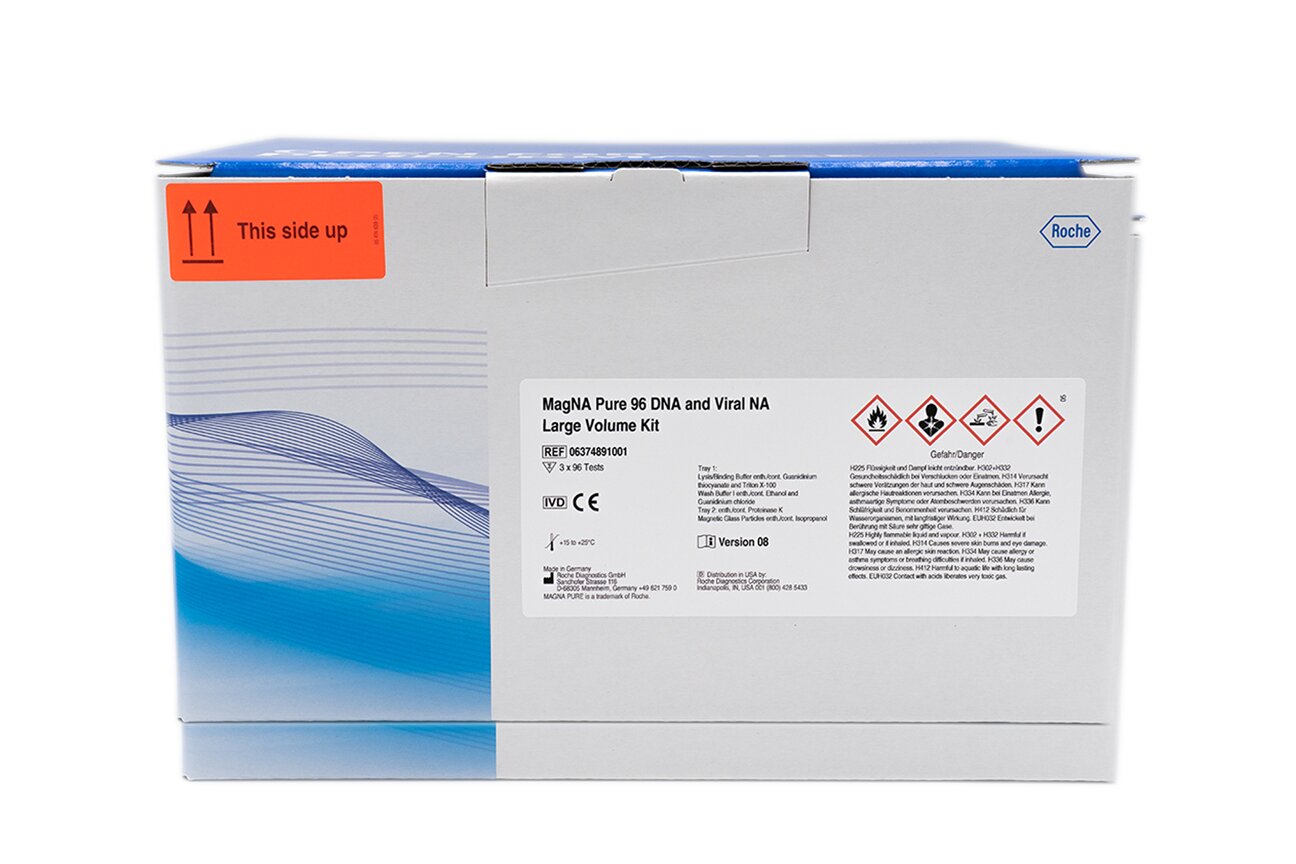 MagNA Pure 96 DNA and Viral NA Large Volume Kit, Ready-to-use