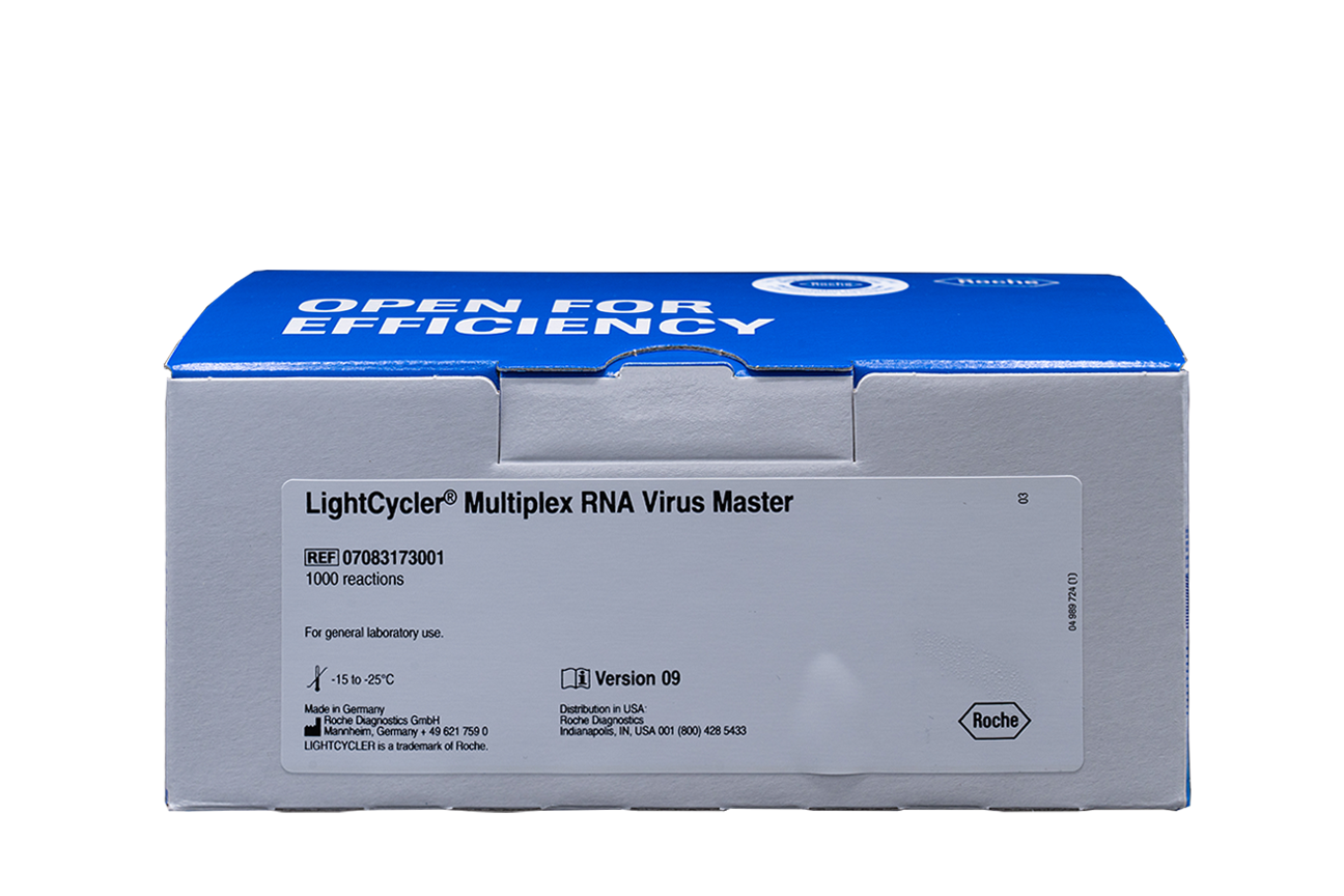 LightCycler® Multiplex RNA Virus Master, Easy-to-use reaction mix for one-step RT-qPCR using the LightCycler® 480, LightCycler® 96, LightCycler® or the LightCycler® 2.0 Real-Time PCR Systems
