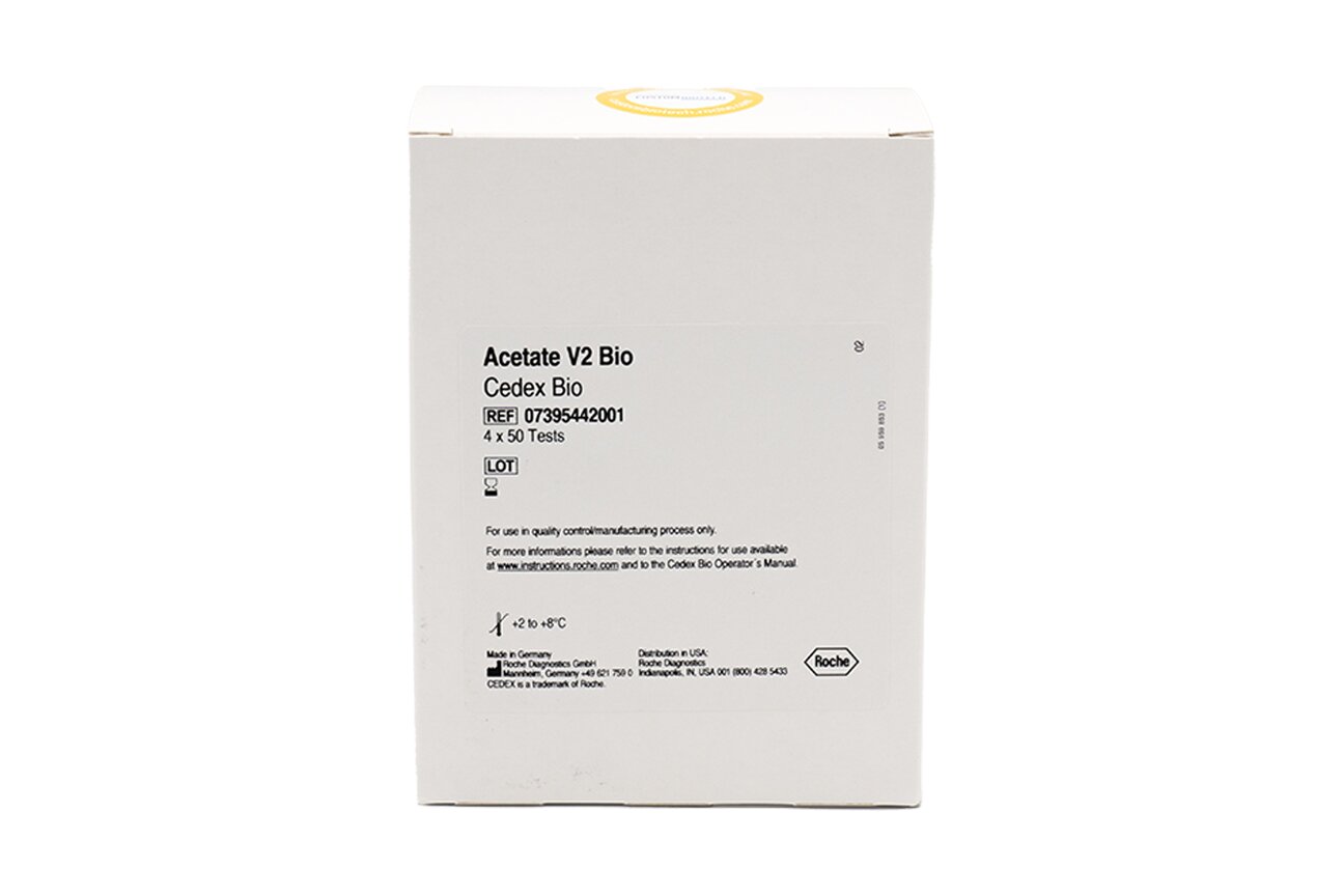 Acetate V2 Bio, Test kit for the Cedex® Bio Analyzer