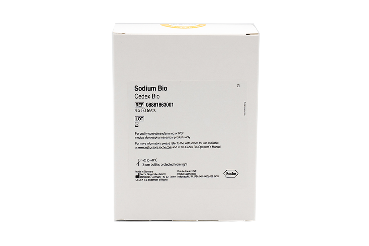 Sodium Bio, Test kit for the Cedex Bio Analyzer