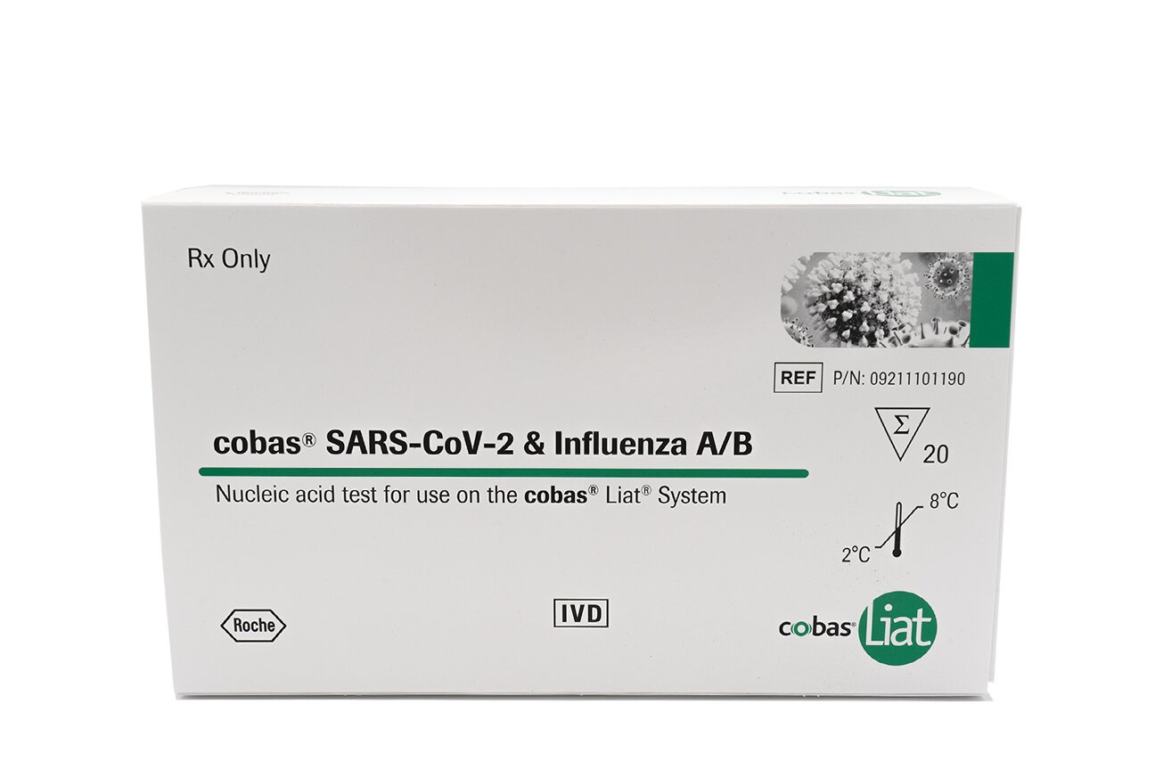 <b>cobas</b><sup>®</sup> SARS-CoV-2 &amp; Influenza A/B, Nucleic acid test for use on the <b>cobas</b><sup>®</sup> <b>liat</b> system